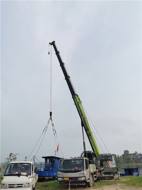 寿宁县桥梁建设吊装案例